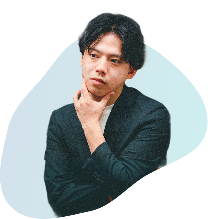 就活の悩みを考える人物イメージ